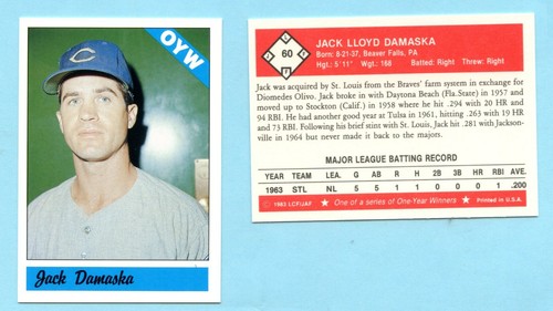 Carta baseball 1983 one - baseball,